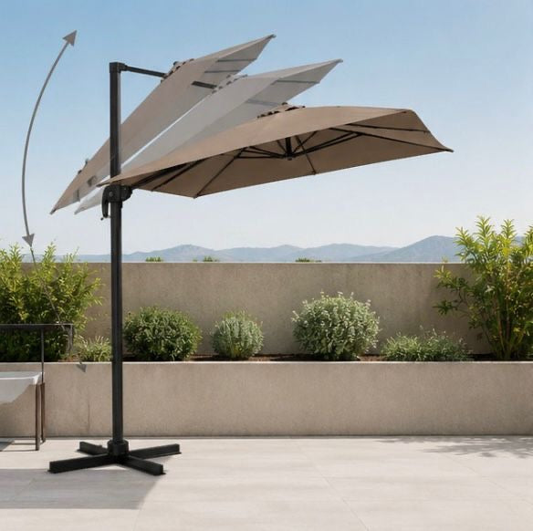 ShadeLux™️ – Premium Ampelschirm für Garten & Terrasse