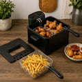 CrispFry Pro – Elektrische 5L Fritteuse mit Temperaturregelung