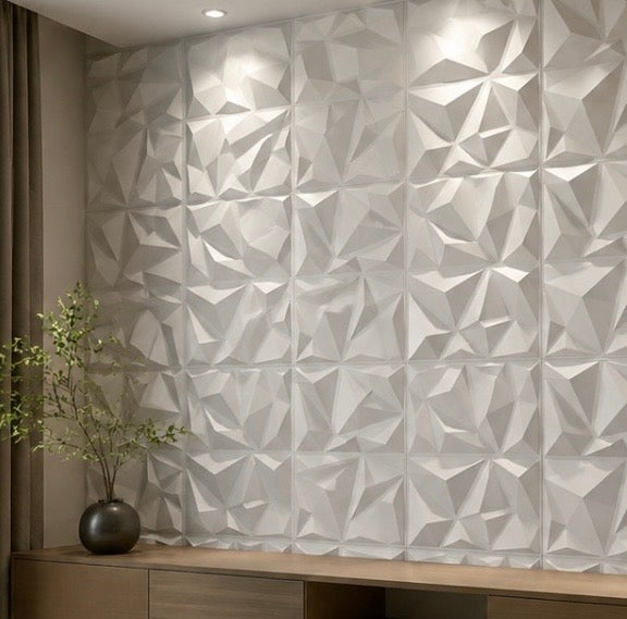 DiamondWall™️ – 3D Wandpaneele im modernen Diamant-Design 100stk.
