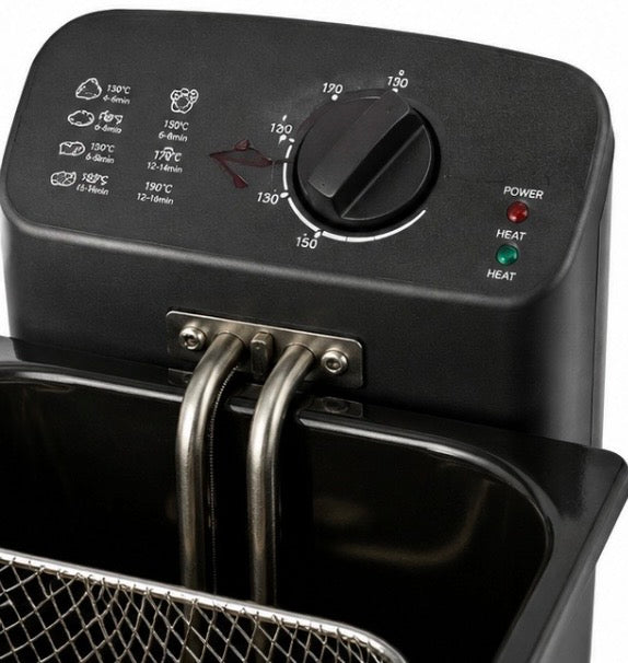 CrispFry Pro – Elektrische 5L Fritteuse mit Temperaturregelung